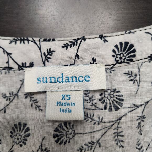 Sundance Mixed Media Floral Button Down Shirt Size XS - Picture 3 of 5